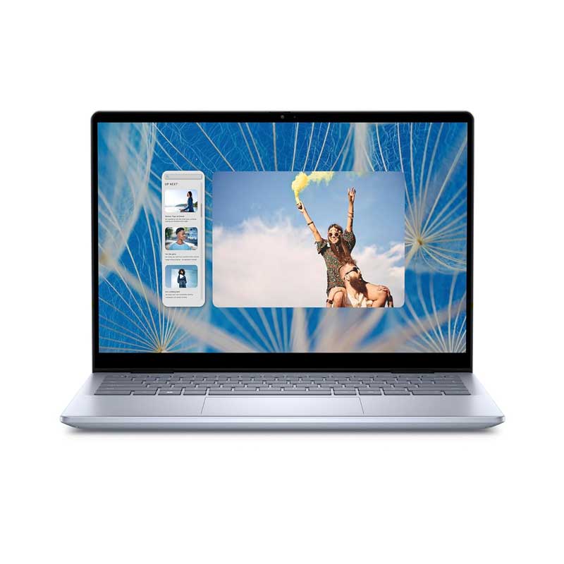 Picture of Dell Inspiron 14 - Intel Core 7 150U 14" (35.6 cm) 2-in-1 Laptop (16GB/ 1TB SSD/ Full HD Plus Display/ Intel Graphics/ Windows 11 Home/ English International AI Backlit Keyboard/ Finger Print Reader/ Privacy Camera Shutter/ Dell Active Pen -PN5122W/ MS Office/ 1 Year Warranty/ Ice Blue/ 1.75 kg)